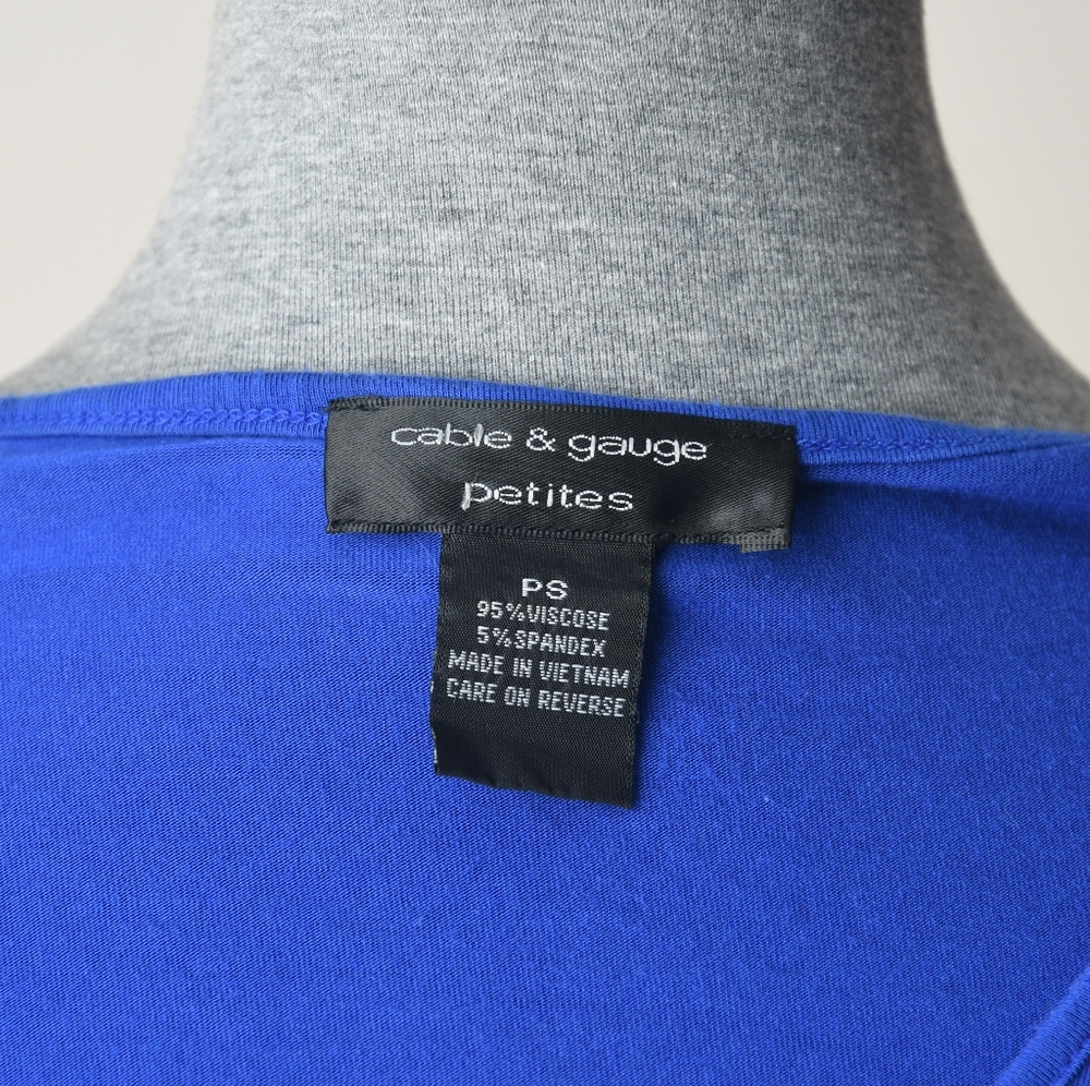 Gorgeous Royal Blue Blouse - Picture 3 of 3